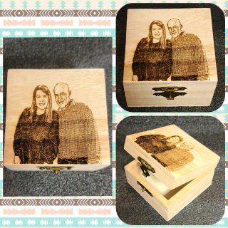 Caja de madera personalizada
