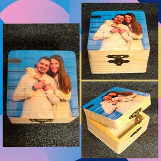 Caja de madera personalizada