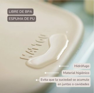 Nattou Cambiador de suave espuma de PU 50 x 70 cm