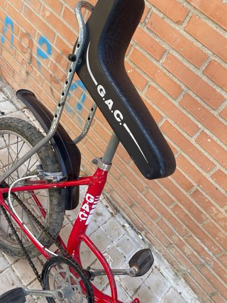 Bicicleta motoretta 2 roja