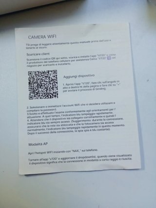 Piccola Telecamera Nera