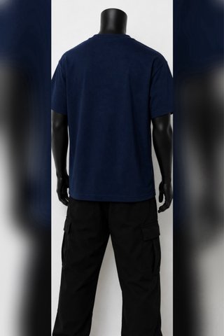 Maglietta MT99 Growing Blu Navy Oversize