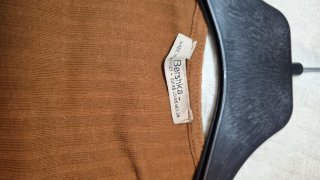 Blusa cruzada marrón Talla XS