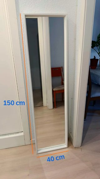 Espejo Blanco Ikea NISSEDAL