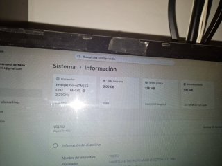 Portátil Acer i5