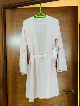 Bata lencera rosa pastel T. S