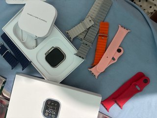 Reloj Apple (imitación) Beige/Plata