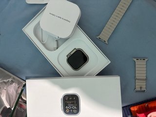 Reloj Apple (imitación) Beige/Plata