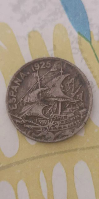 Moneda Portugal 1977 Barco