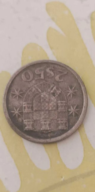 Moneda Portugal 1977 Barco