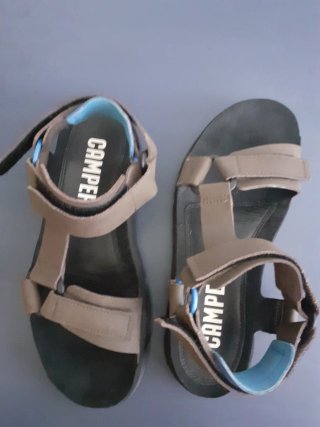 Sandalias Camper Marrones y Azules, talla 40