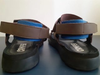 Sandalias Camper Marrones y Azules, talla 40