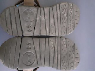 Sandalias Camper Marrones y Azules, talla 40