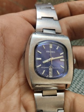 Reloj Seiko Azul y Plateado