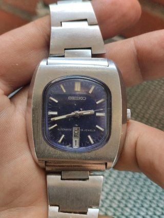 Reloj Seiko Azul y Plateado