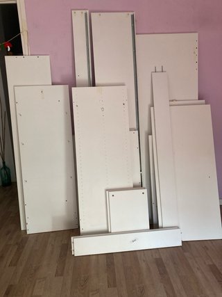 Cama alta juvenil Smastad Ikea blanca