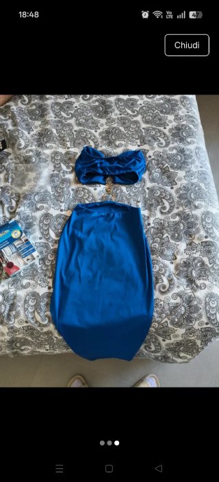 Abito da sera blu