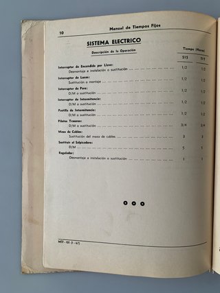 John Deere Manual Tiempos Fijos Tractor Vintage 60