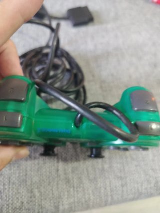 Mando DualShock 2 PS2 Verde Transparente