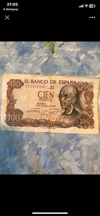 Billete 100 Pesetas Banco de España 1970