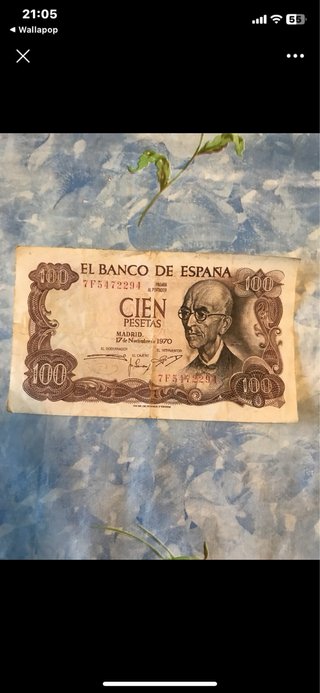 Billete 100 Pesetas Banco de España 1970