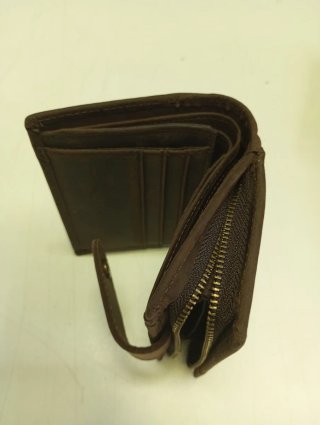 Cartera de Piel Marrón