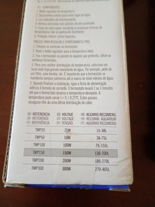 Calentador ICA Temperamatic Pro 150W