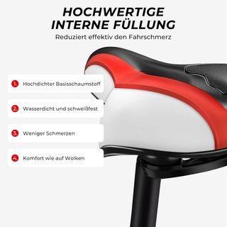 Sillín Bici Gel Ergonómico YOUNGDO Negro
