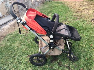 Carrito Bebé Bugaboo Naranja/Gris