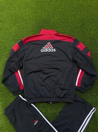 Chándal Adidas Vintage 2000s Retro Negro/Rojo