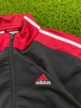 Chándal Adidas Vintage 2000s Retro Negro/Rojo