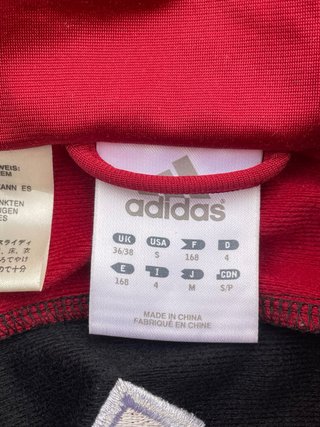 Chándal Adidas Vintage 2000s Retro Negro/Rojo