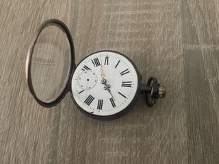 Reloj bolsillo antiguo funcionando 50 mm