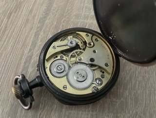 Reloj bolsillo antiguo funcionando 50 mm