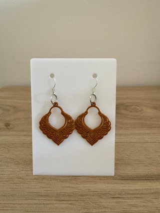 Pendientes Mandala Marrones