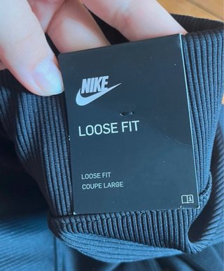 Pantalón ancho Nike negro