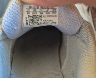 Adidas Blancas y Doradas Velcro talla 26