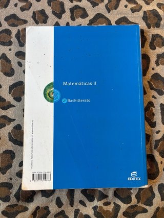 Matemáticas II Editex 2° Bachillerato