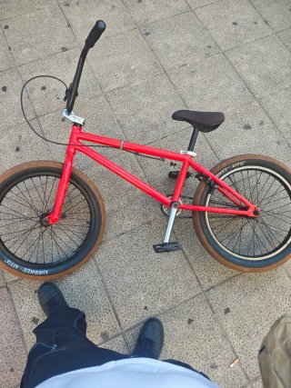 BMX Weepople cuadro 20.5 pulgas Roja