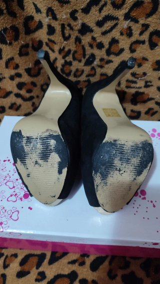 Tacones negros plataforma