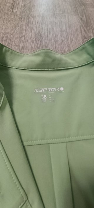 Camisa verde Icepeak manga corta