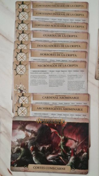 Cartas de rol Warhammer