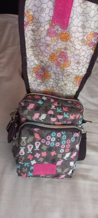 Bolso bandolera estampado