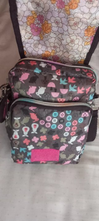 Bolso bandolera estampado