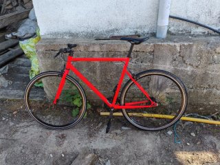 Bicicleta tipo fixie elops 500 speed