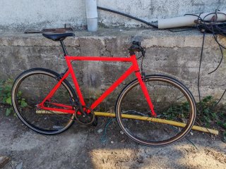 Bicicleta tipo fixie elops 500 speed