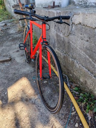 Bicicleta tipo fixie elops 500 speed