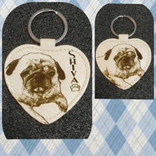 Llavero de cuero personalizado