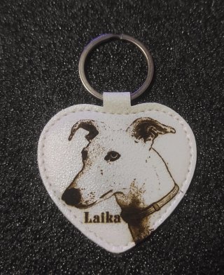 Llavero de cuero personalizado