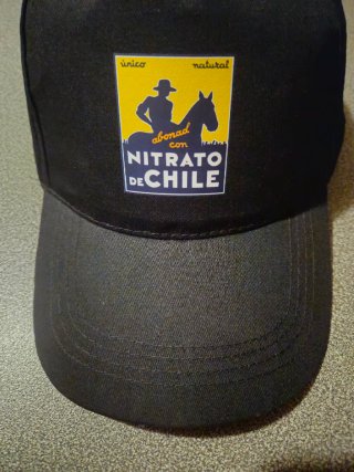 Gorra NUEVA Nitrato de Chile Negra